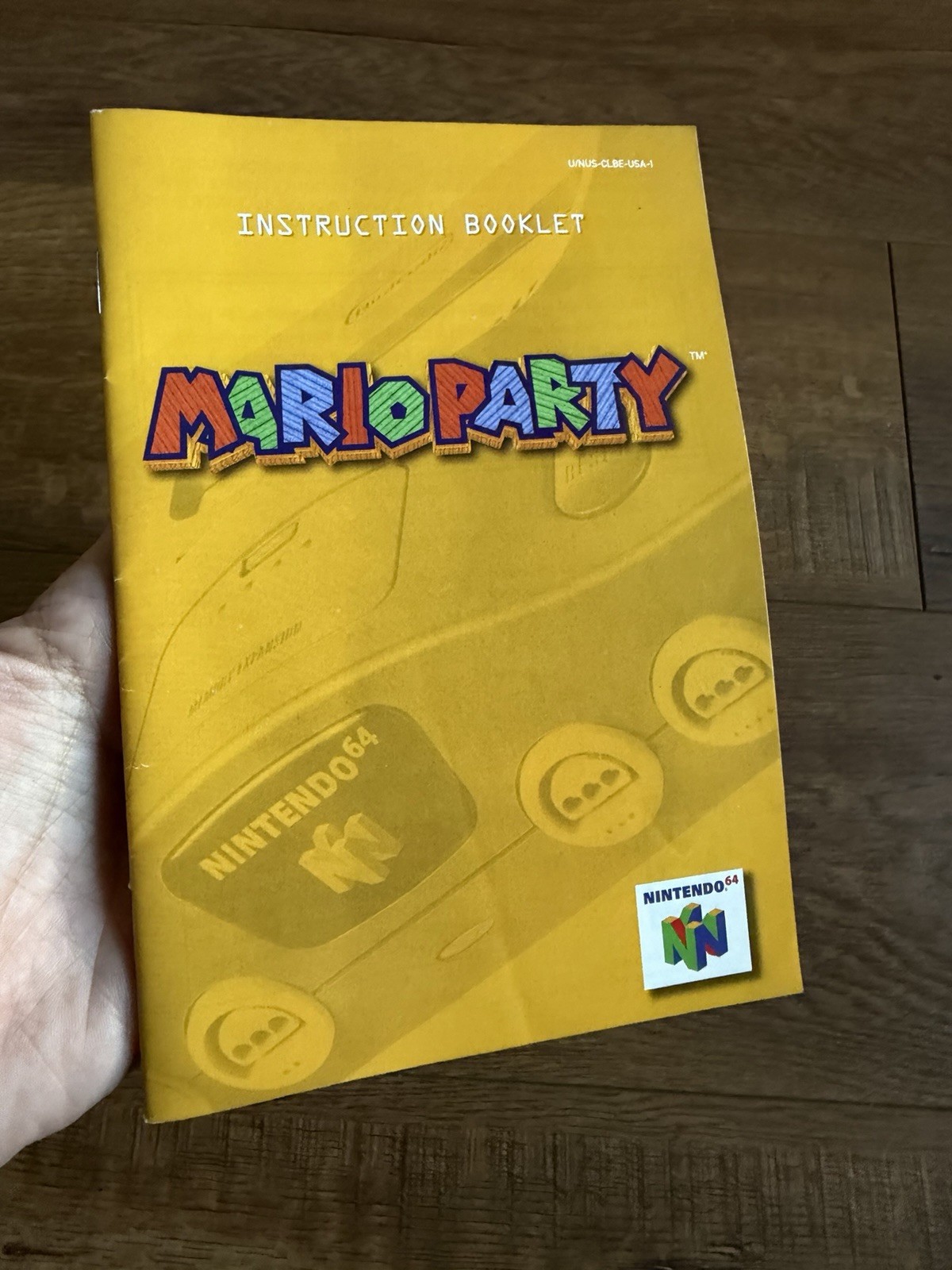 Mario Party 1 2 Nintendo 64 N64 Instruction Manual Booklet ONLY Fast Shipping!