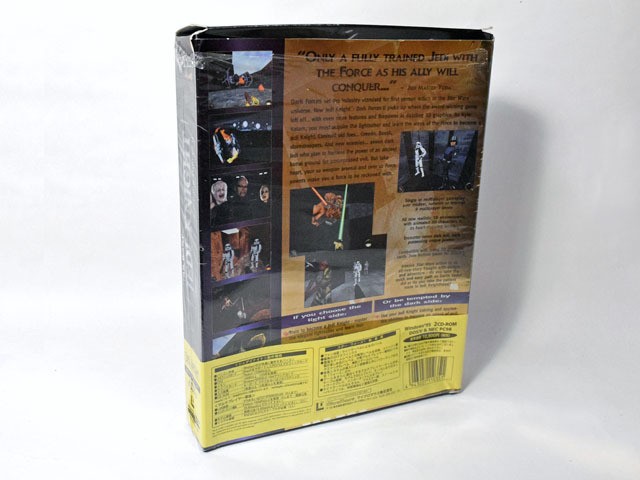 Star Wars Jedi Knight Dark Force II PC 2CD-ROM Windows 95 Rare, Box Damage