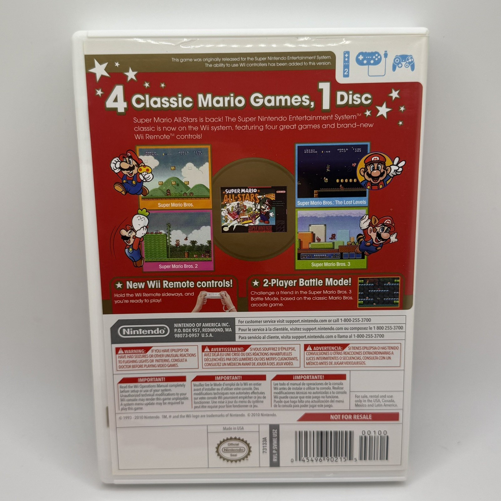 Super Mario All-Stars 25th Anniversary Limited Edition (Nintendo Wii, 2010)