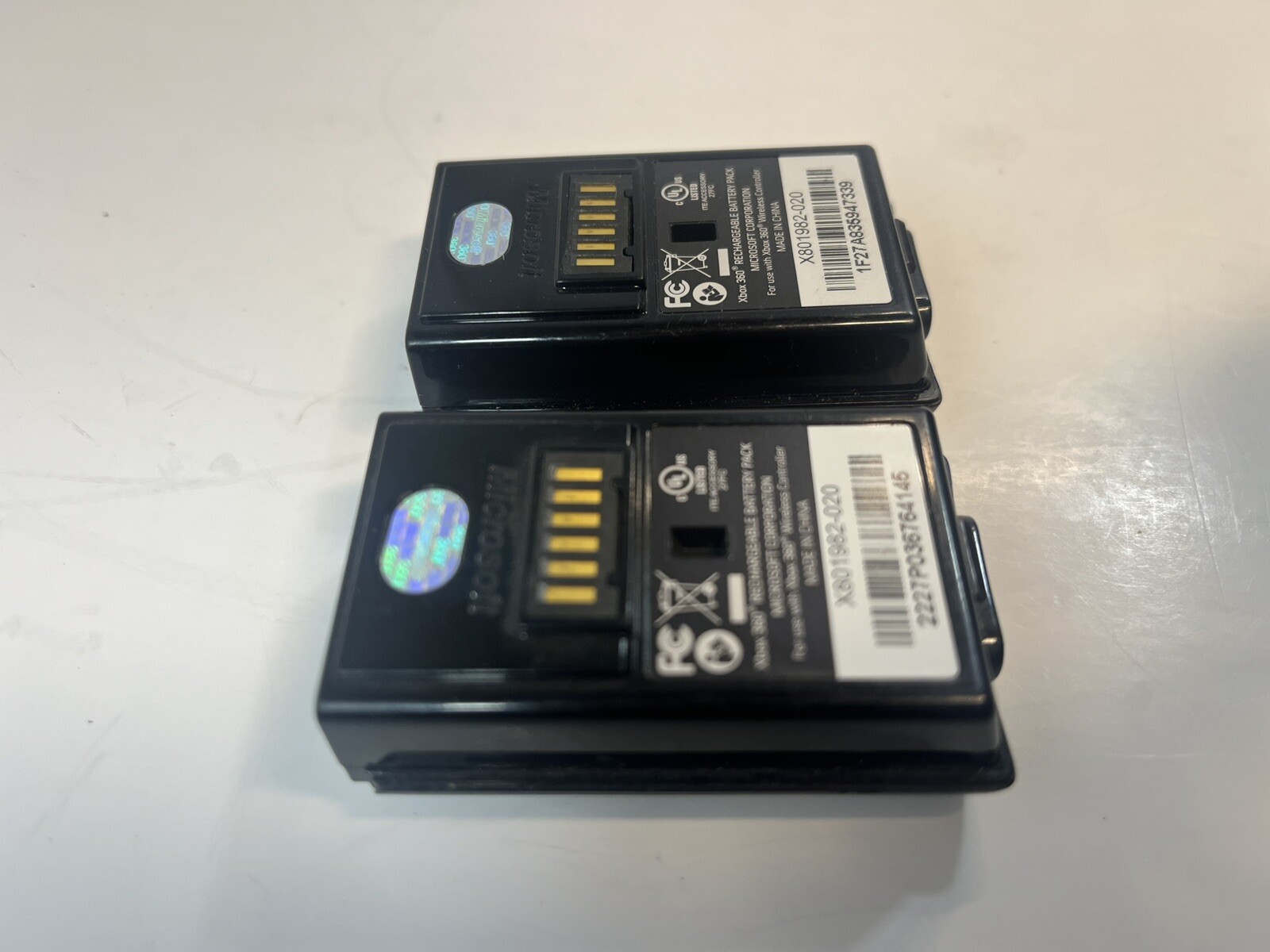Lot Of 5 Untested Nyko and Power Pack Rechargable Battery for 360 controllers