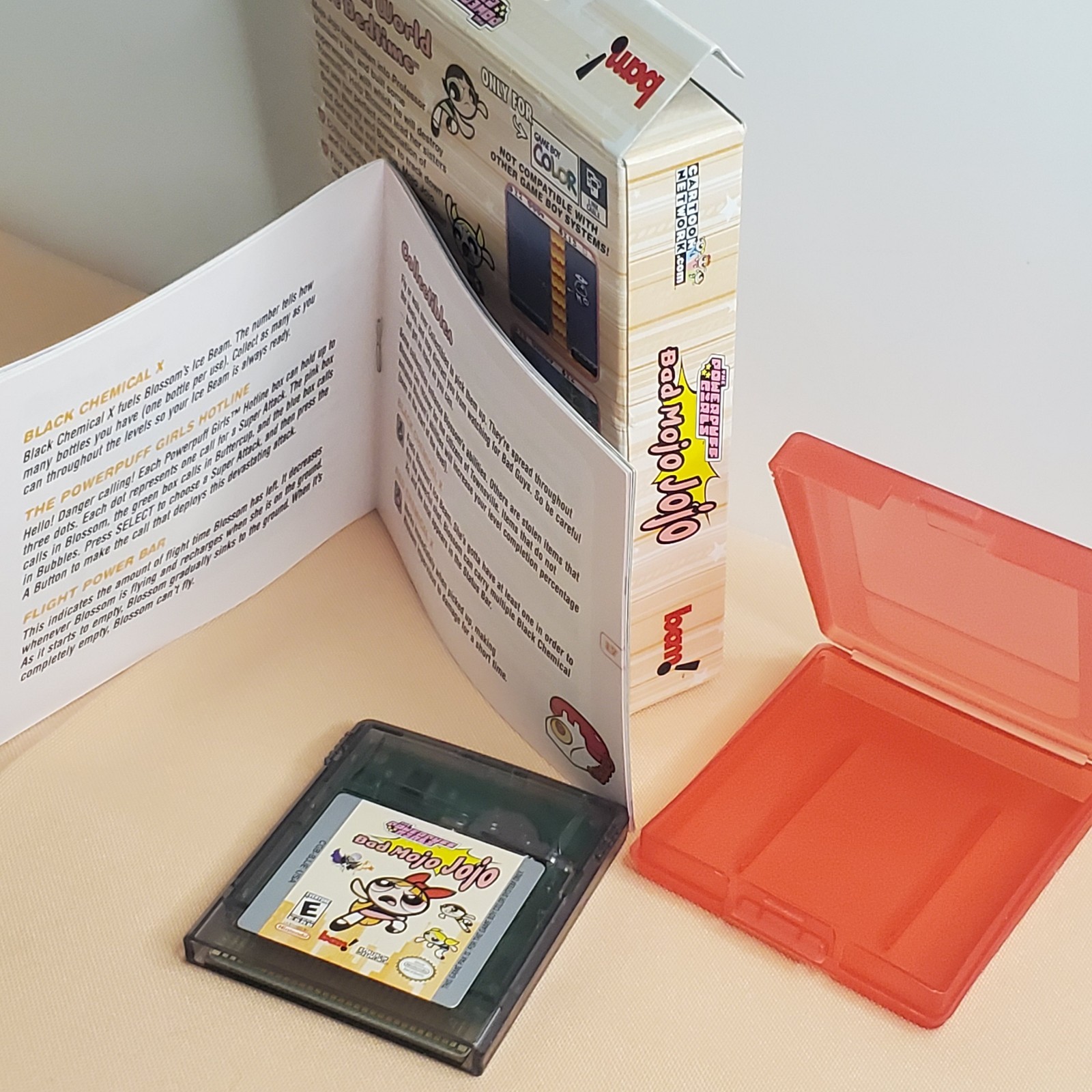 GBC Game: The Powerpuff Girls Bad Mojo Jojo