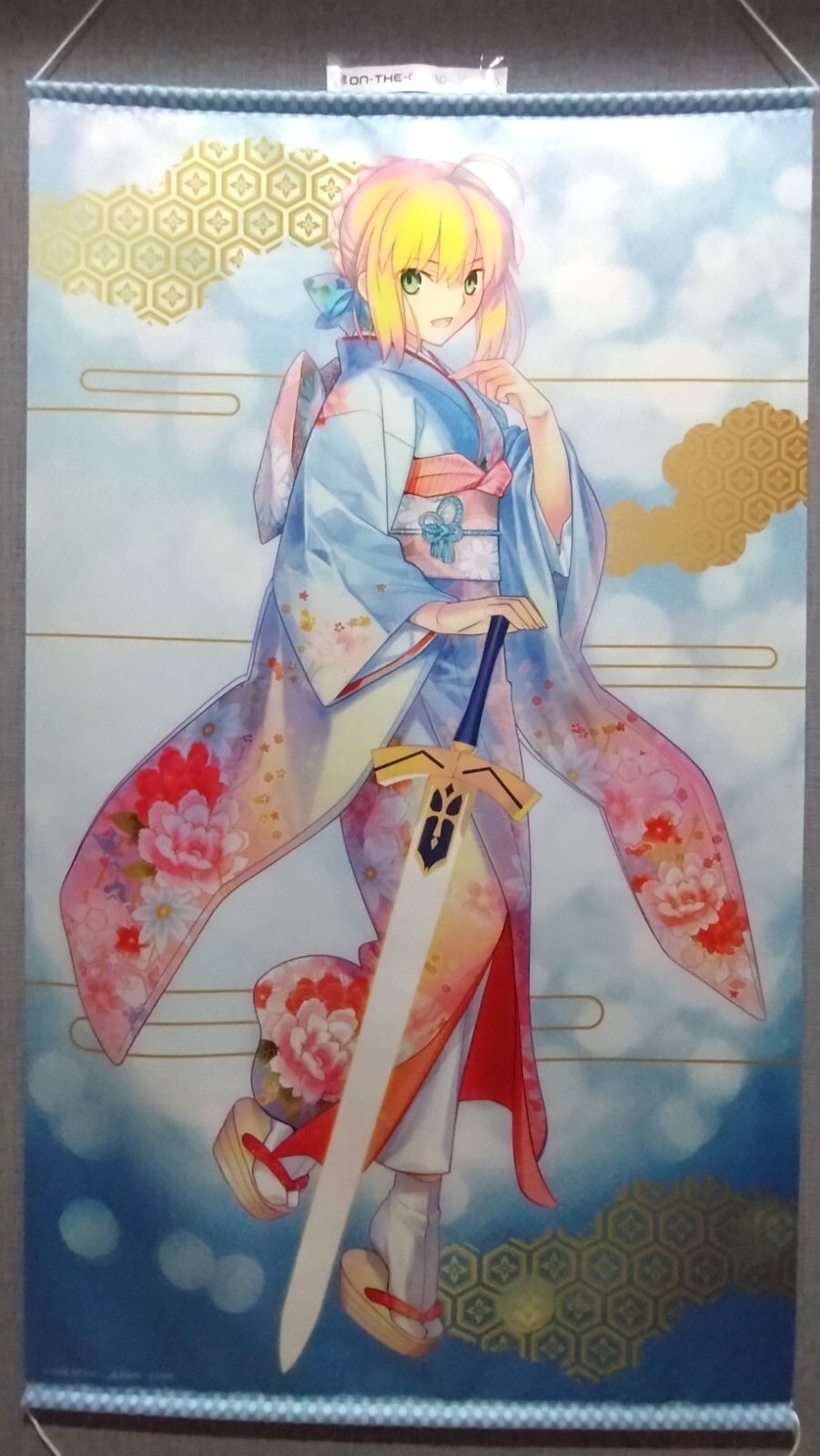 [Tapestry Wall scroll] Saber Fate/stay night Unlimited Blade Works B1 size Japan