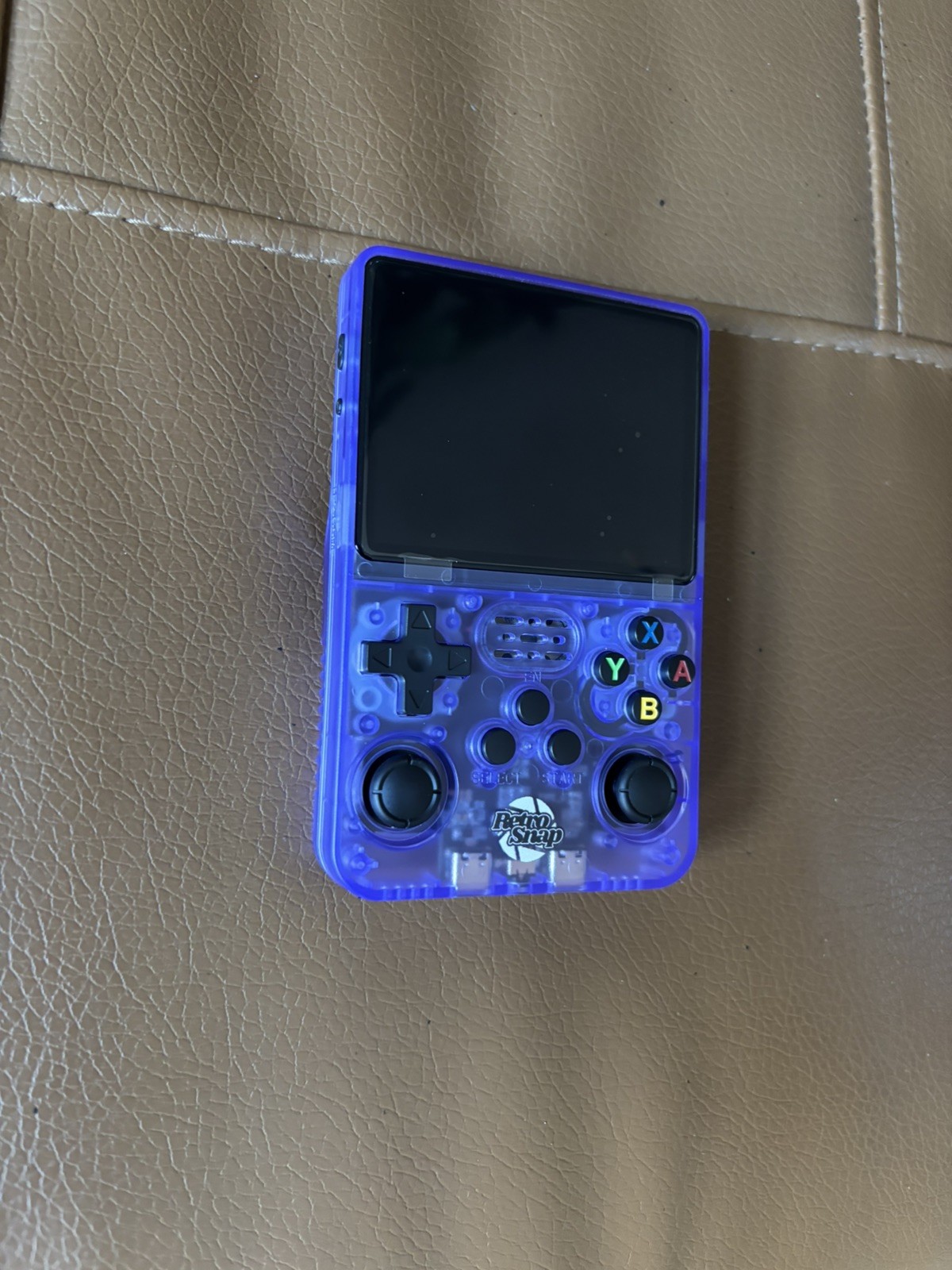RetroSnap Play Retro Handheld Video Game System 128GB 40k+ games Linux Purple