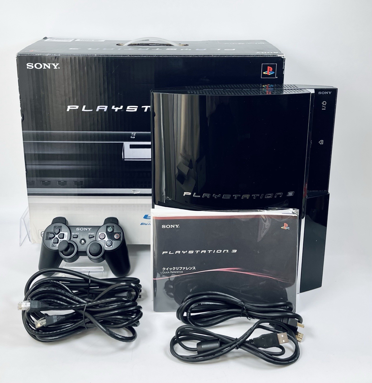 Sony PlayStation 3 PS3 CECH-A00 60GB Console Japan Launch Model Tested Works 🎮