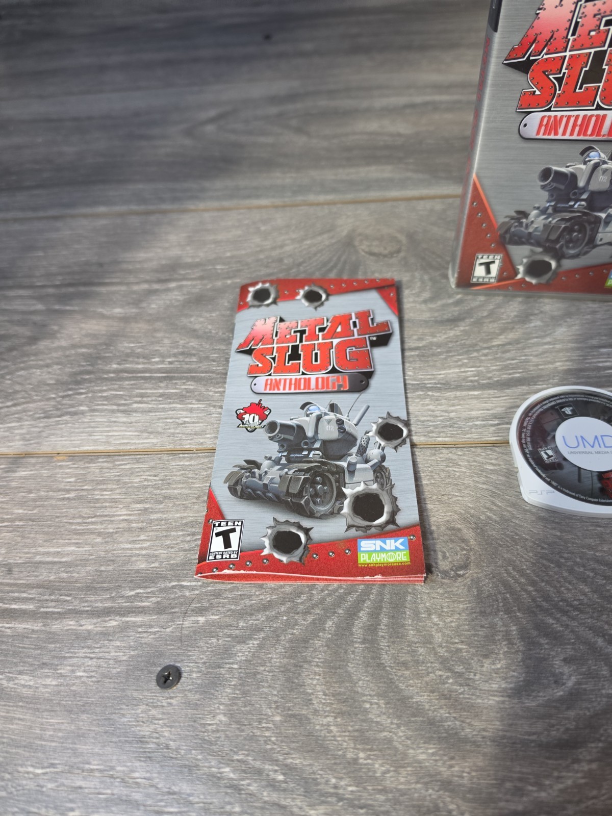 Metal Slug Anthology (Sony PSP, 2007) CIB Complete In Box- Tested And Working