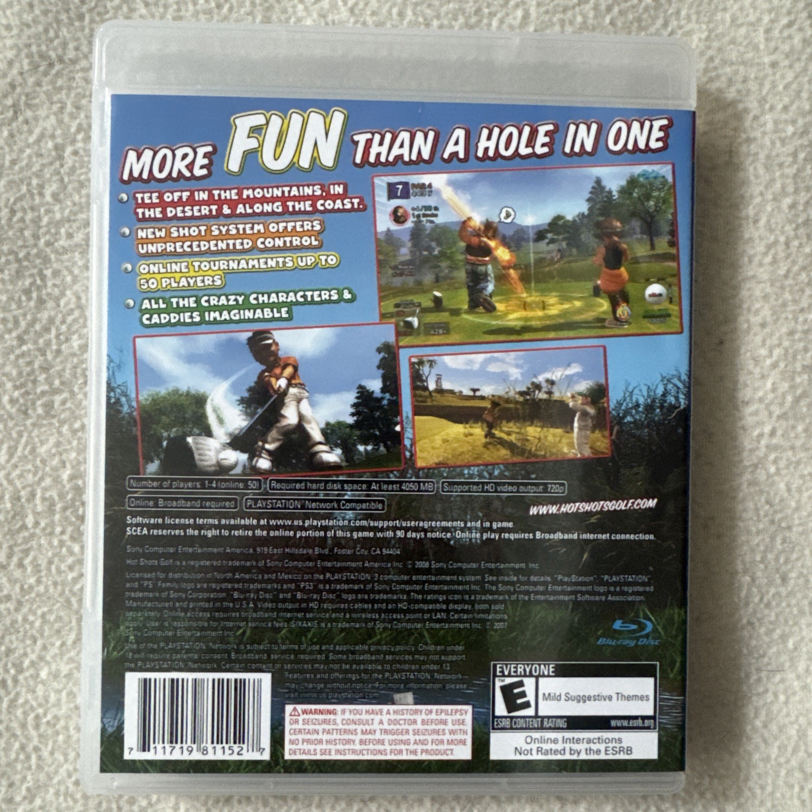 Hot Shots Golf: Out of Bounds (Sony PlayStation 3, 2008)