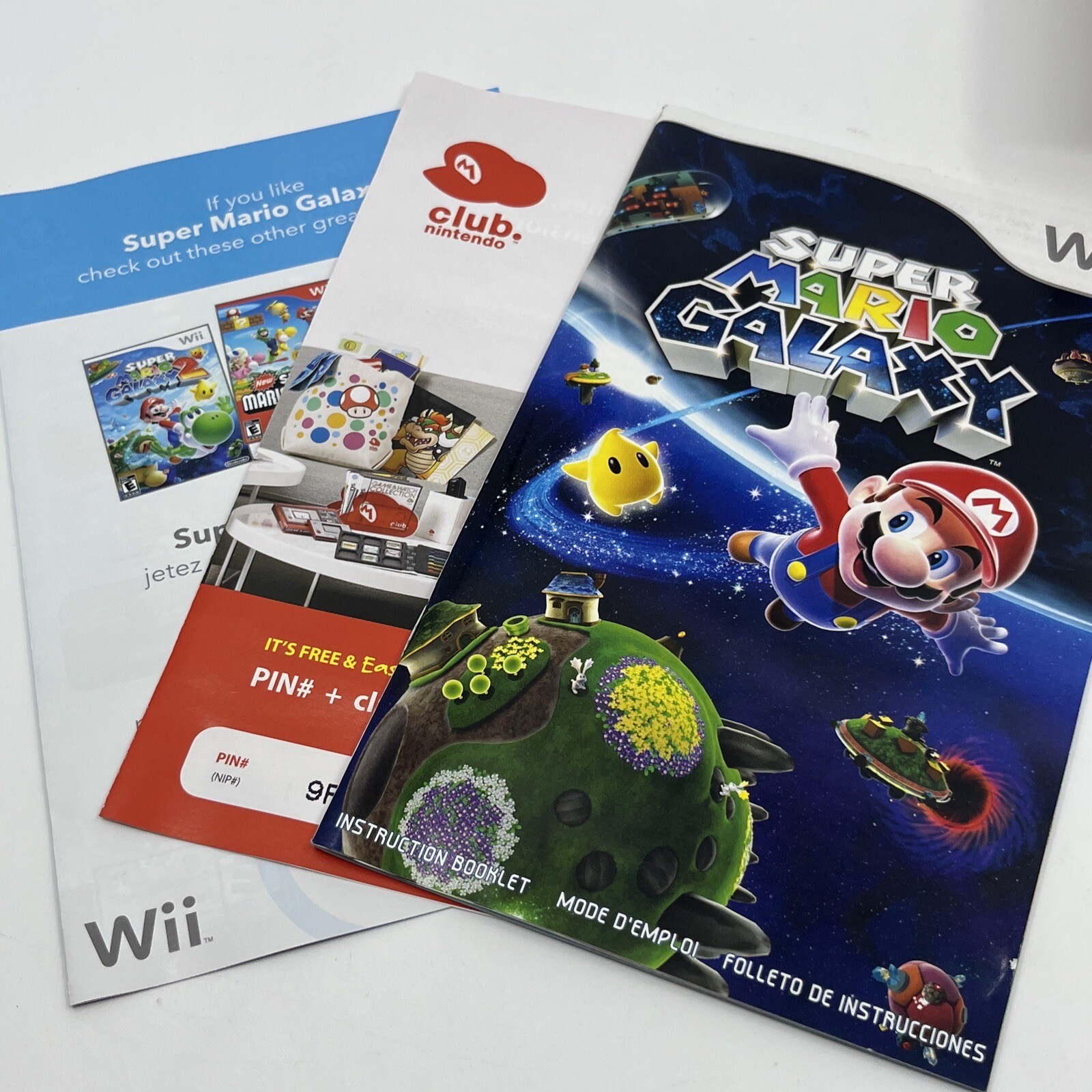 Super Mario Galaxy (Nintendo Wii, 2007) Clean! CIB Complete w/ Manual – Tested!