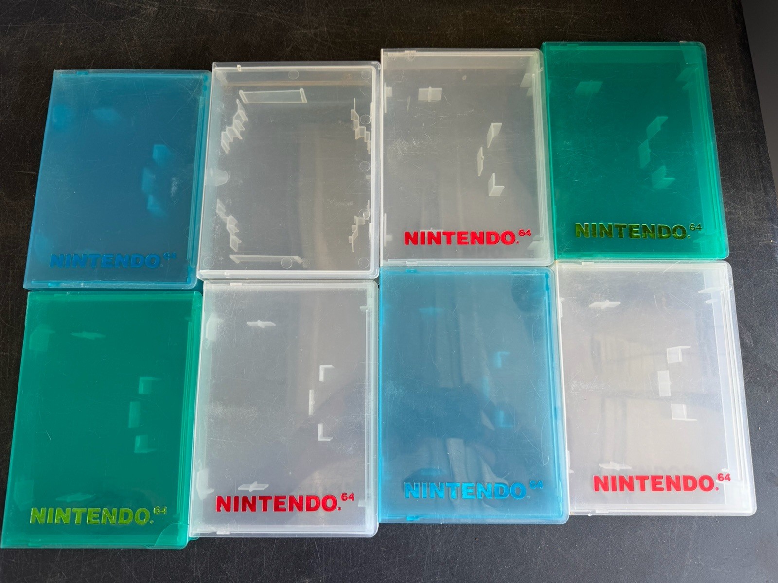 Nintendo 64 Clamshell Case Dust Cover Authentic N64 OEM Lot of 8 READ