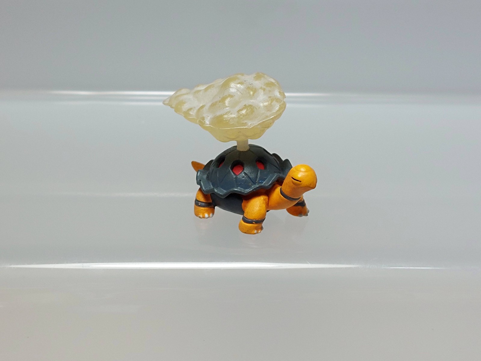 Torkoal Cotoise Rittai Pokemon Zukan Figure Gashapon Tomy 2004 N03 0.9in