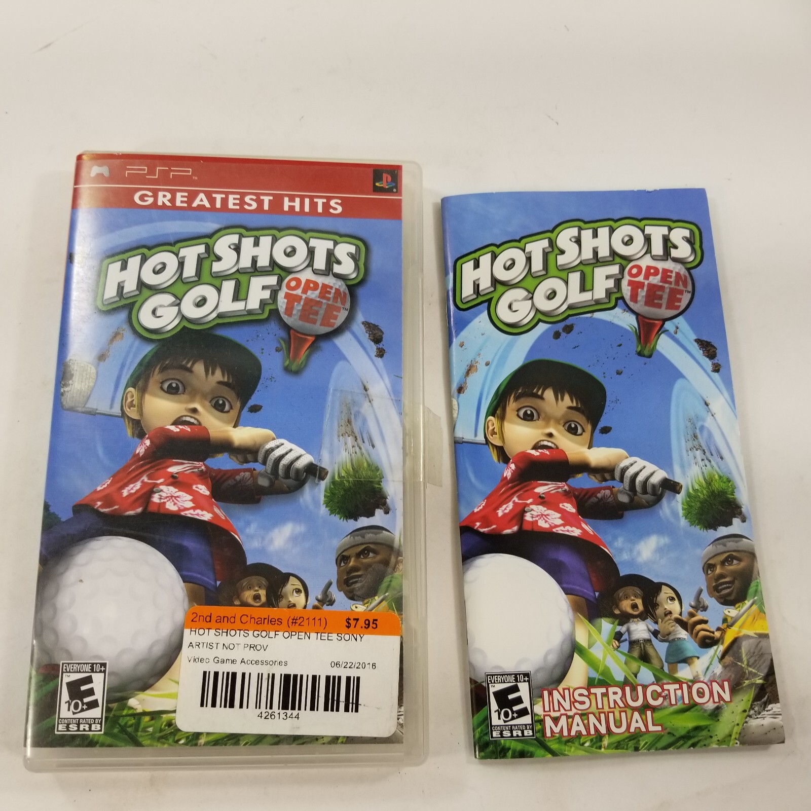 Hot Shots Golf Open Tee (Sony PlayStation Portable PSP) Complete CIB