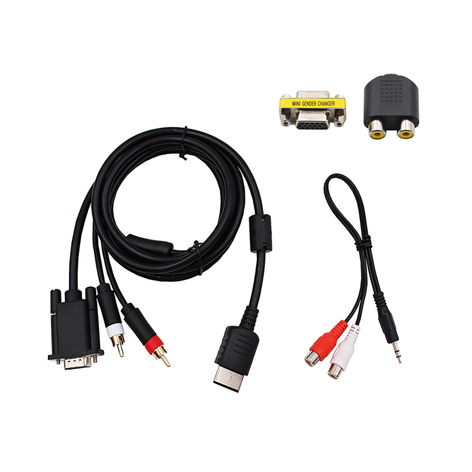 1set For Dream-cast DC VGA Cable W/Adapter Support CRT/LCD Monitor LCD TV