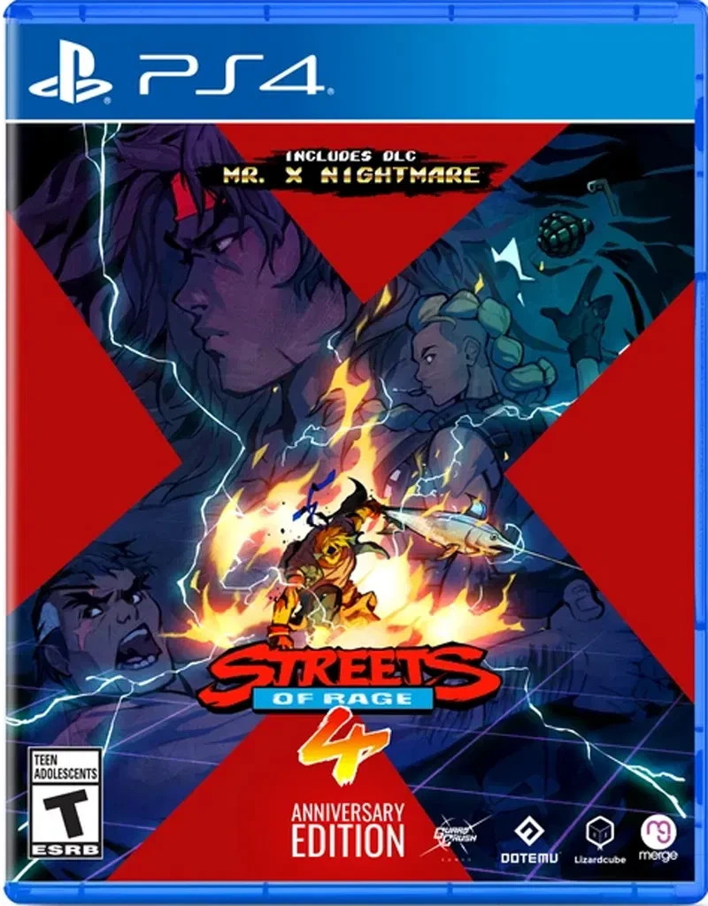 Streets of Rage 4 [Anniversary Edition] PS4 Brand New Game [2021 Beat ’em Up]
