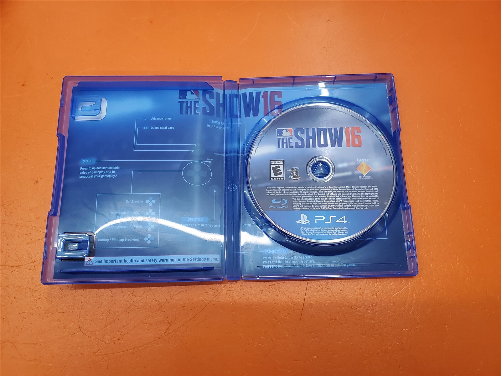 ⭐️⭐️⭐️⭐️⭐️ Video Game PS4 The Show 16 + Case
