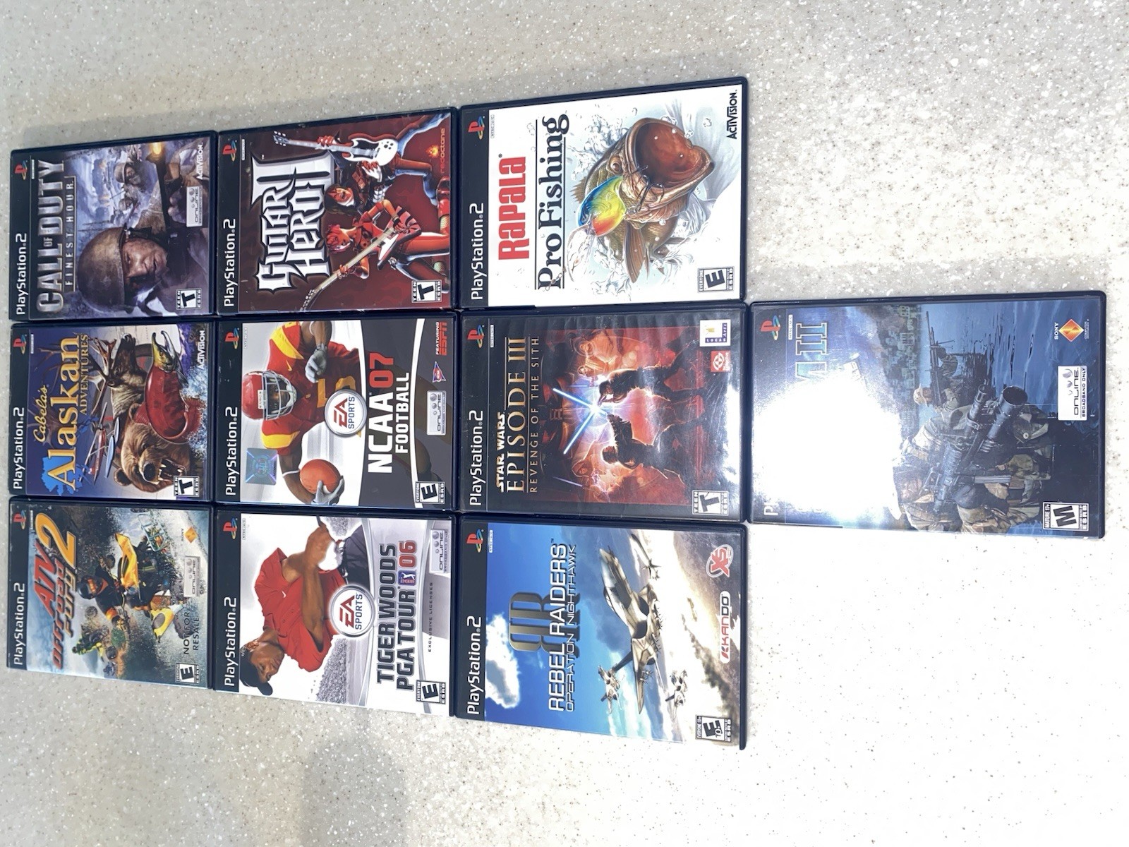 Sony PlayStation 2 PS2 Slim Console Bundle 10x Games, Controller & Memory Card