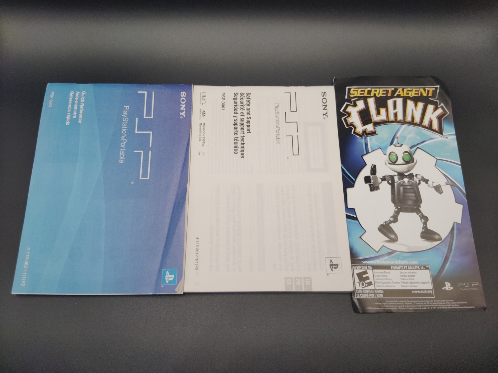 Sony PSP 3001 Ratchet And Clank Limited Edition, Mystic Silver Tested