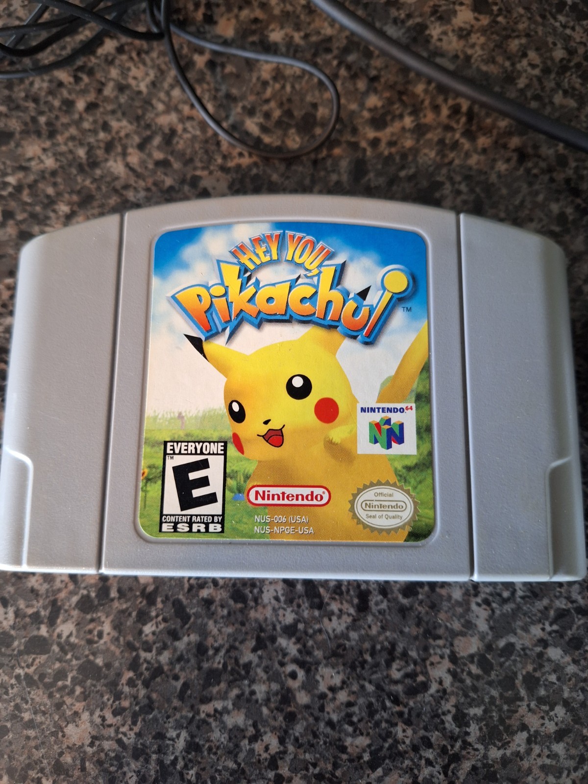 Hey You, Pikachu! (Nintendo 64 N64 1998) with VRU and Microphone And Memory Card