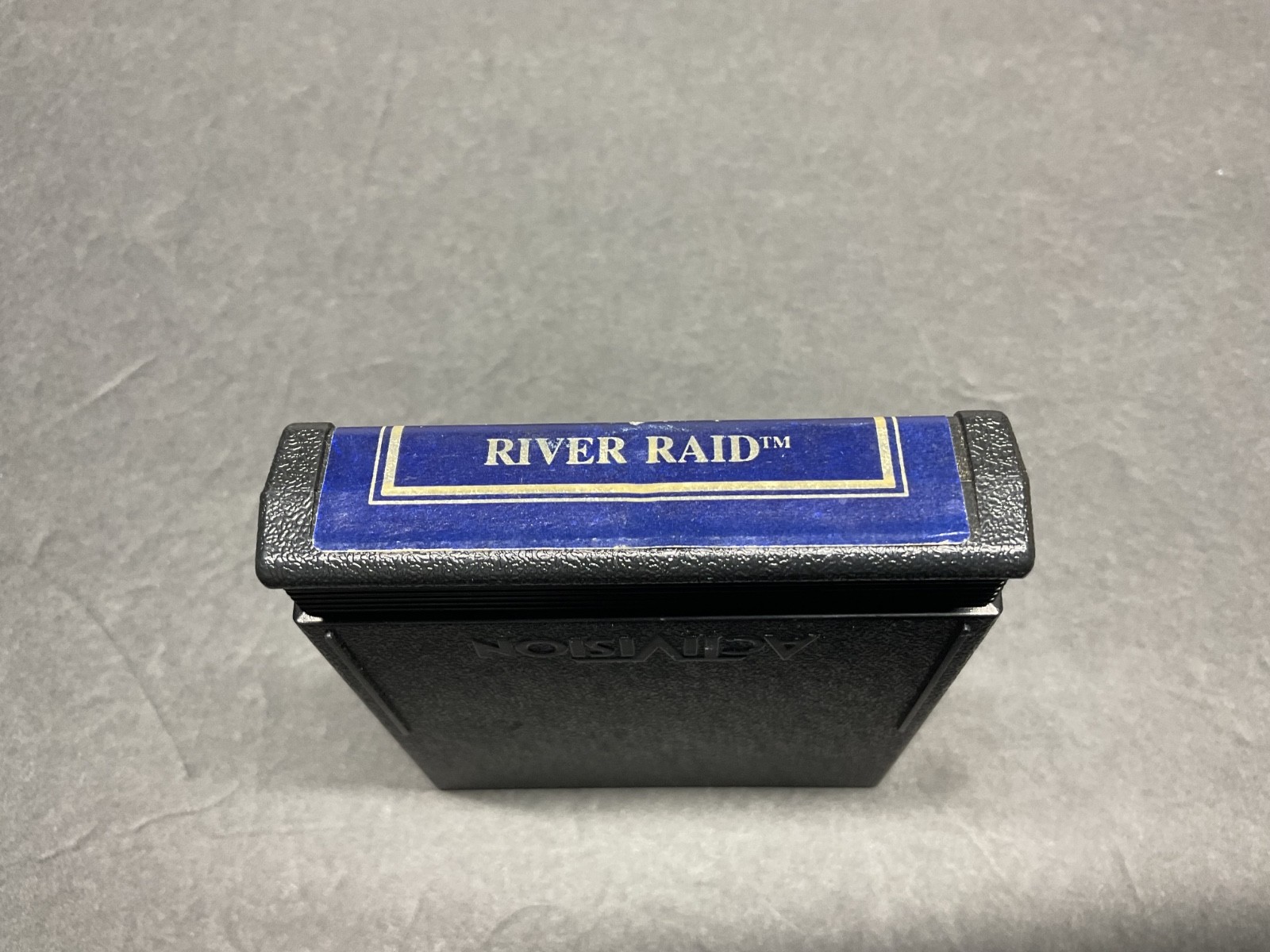 Atari 2600 River Raid Blue Label Game and Manual Tested