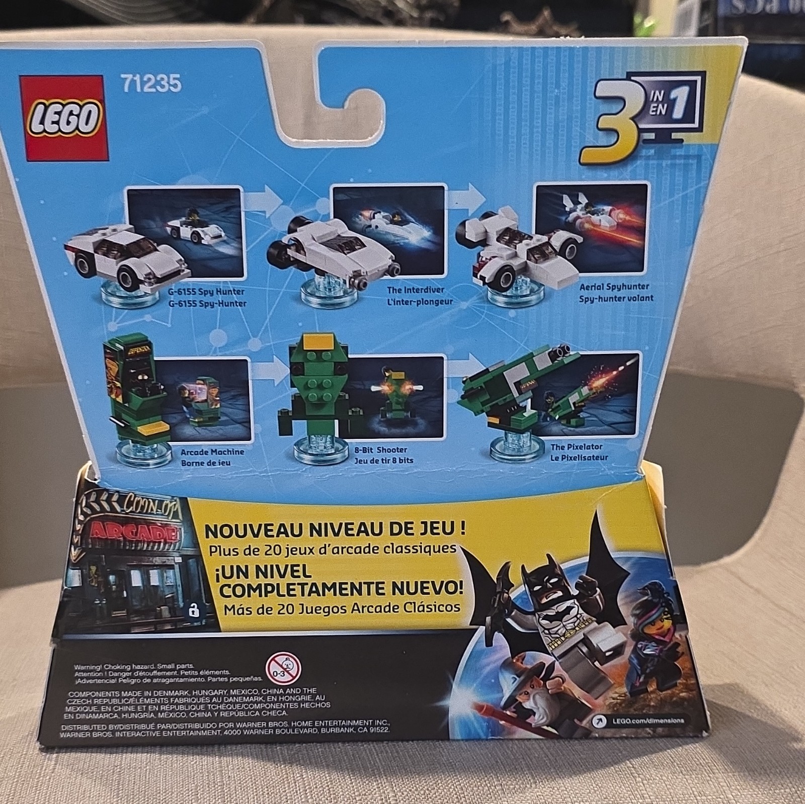 LEGO Dimensions Midway Arcade Level Pack 71235 Gamer Kid 3-in-1 2016