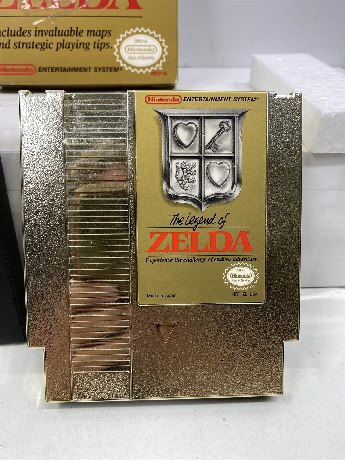 Legend of Zelda NES Nintendo Complete CIB Authentic w/ Map Oval Seal