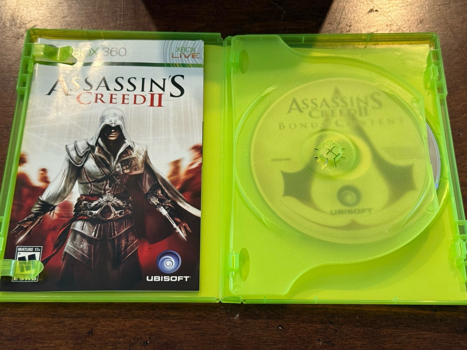 Assassins Creed II Collectors Edition Includes Tin, Statue & Bonus Disc No Game.