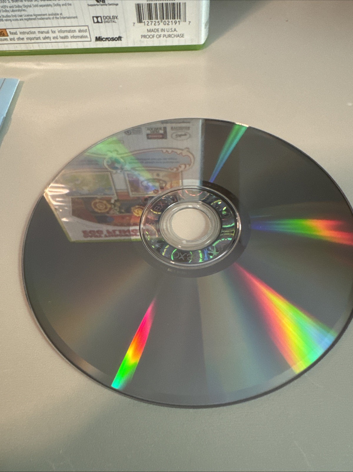 Toy Story Mania (Microsoft Xbox 360, 2012) Tested. CIB. Clean Throughout!