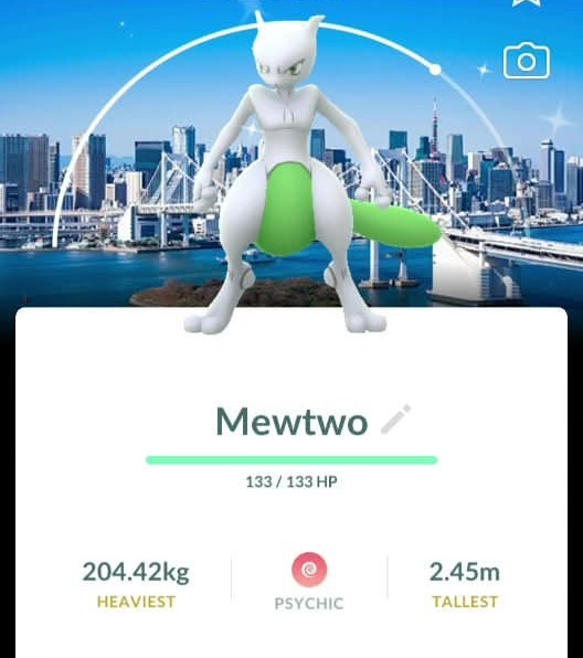 Pokémon Shiny Mewtwo Tokyo Japan background Go Fest 2026 – Trade20kStardust SALE