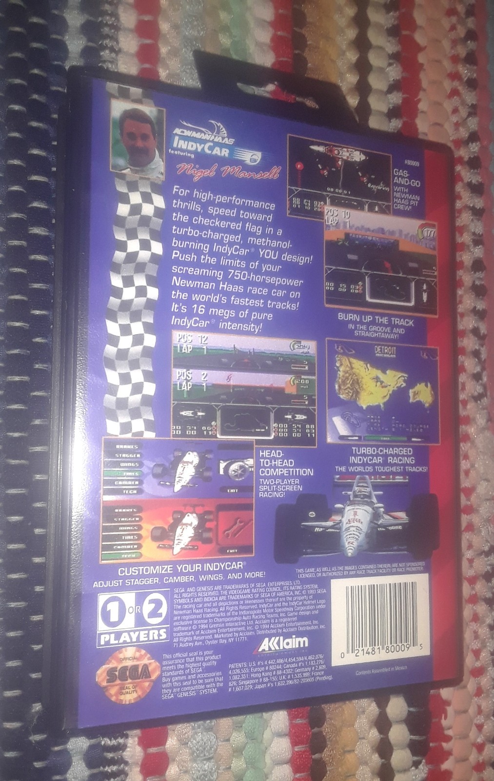 VTG SEGA Genesis 1601 CONSOLE OEM BUNDLE◇2 Controllers/Pwr Sply/AV+Cables/Games