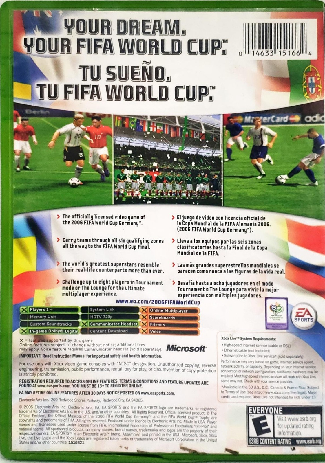 Fifa World Cup Germany 2006 Xbox Original Game CIB Tested Fast Tracked Shipping