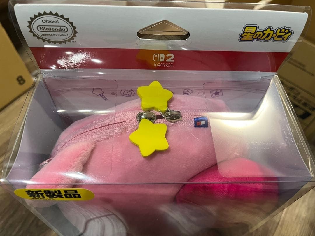Kirby Plush Pouch for Nintendo Switch 2 OLED HORI 12.00″ 30.5cm Japan Limited