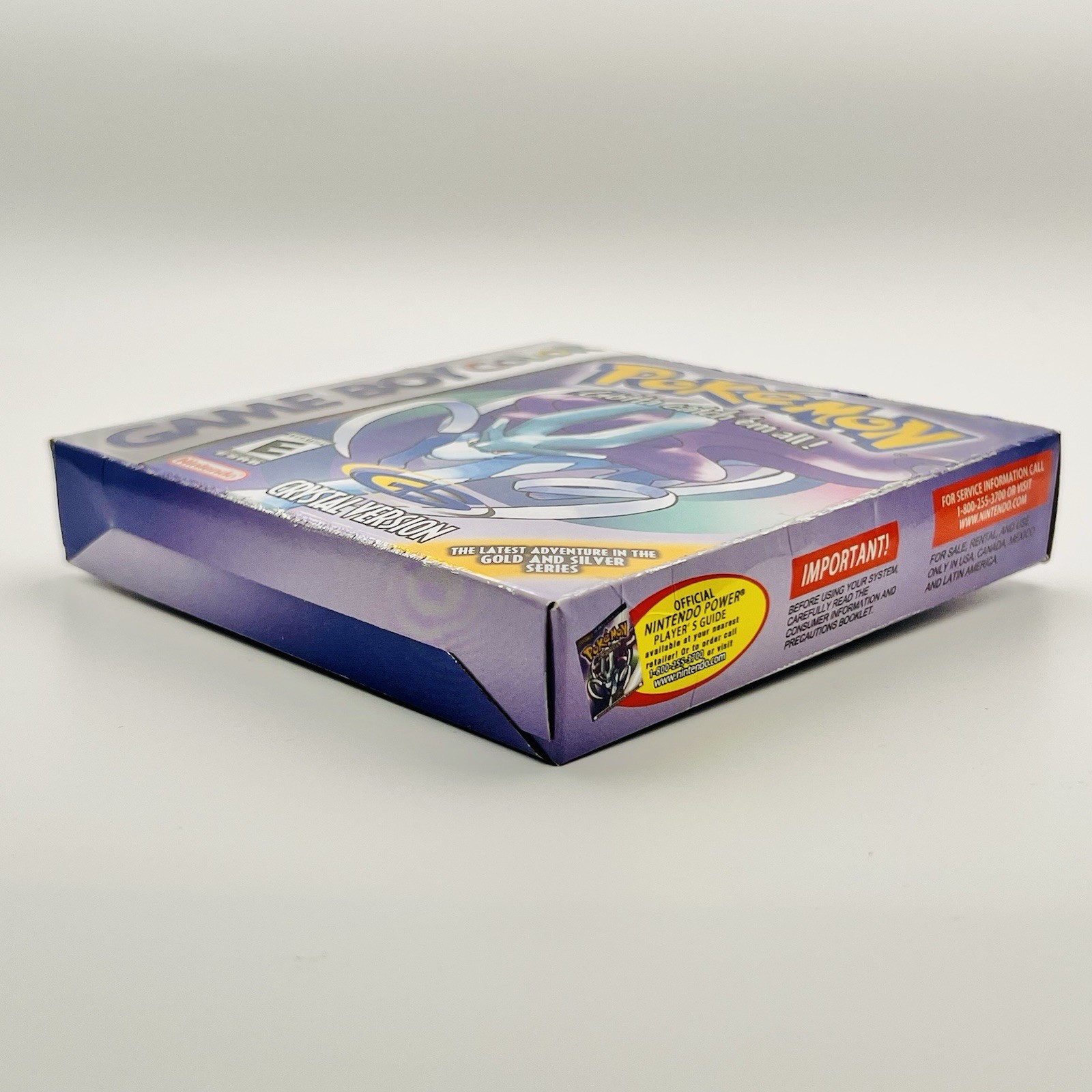 Pokemon Crystal Version (Misprint) CIB Complete in Box Game Boy Color Authentic