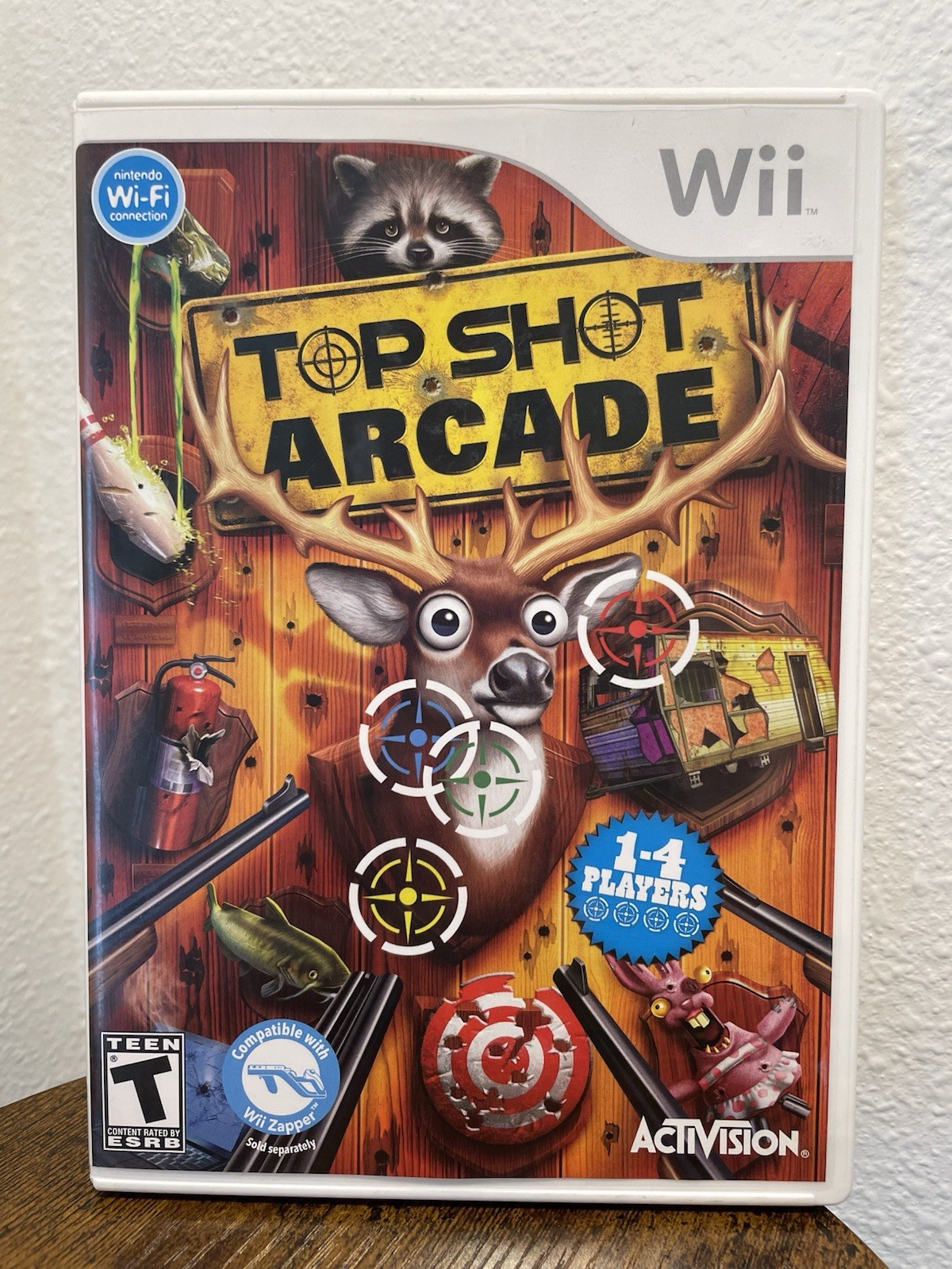 Top Shot Arcade Nintendo Wii 2011 Complete In Box With Manual