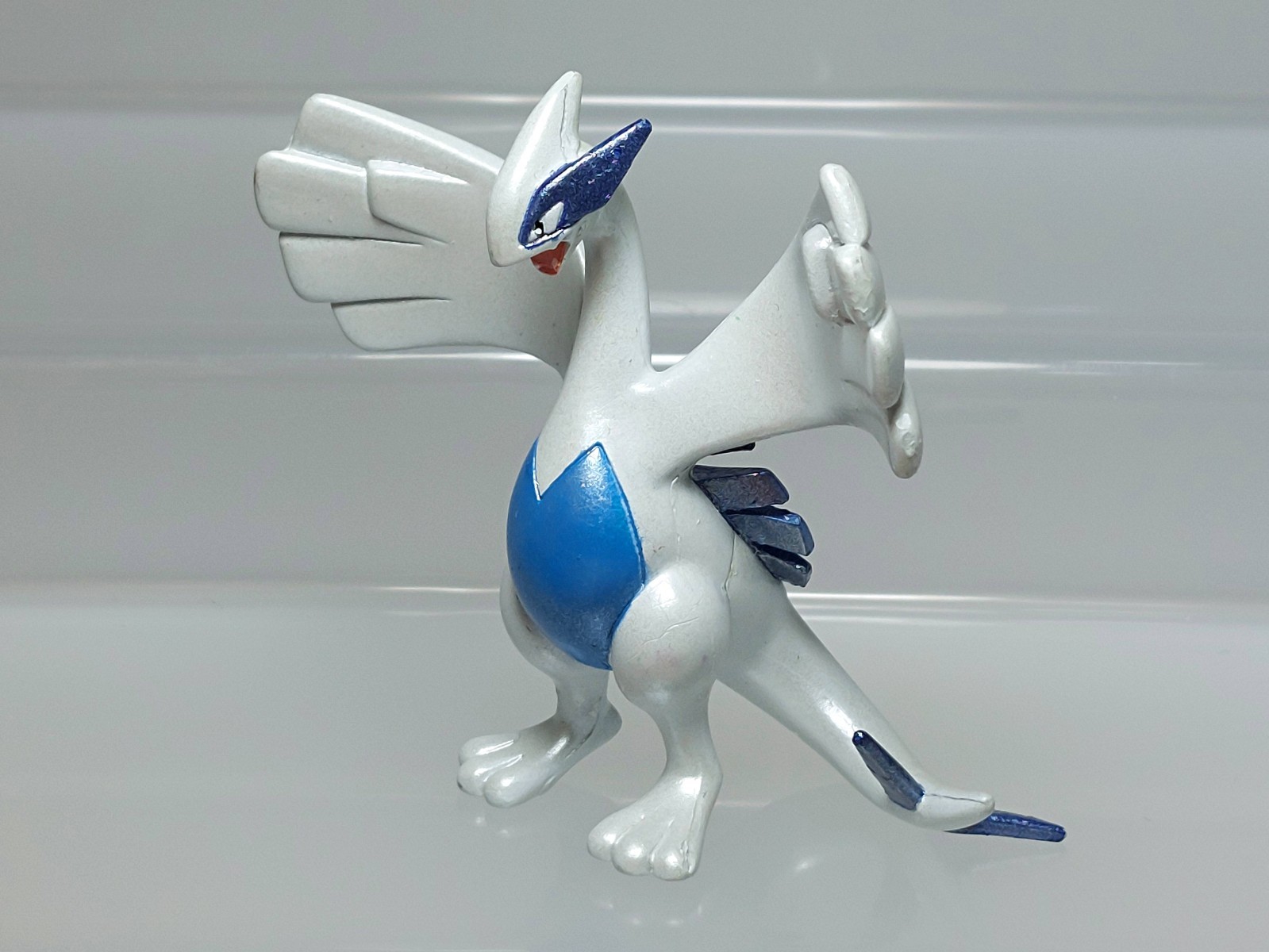 Lugia (Metallic ver) Pokemon Movie Monster Collection Figure Tomy N08 2.6in