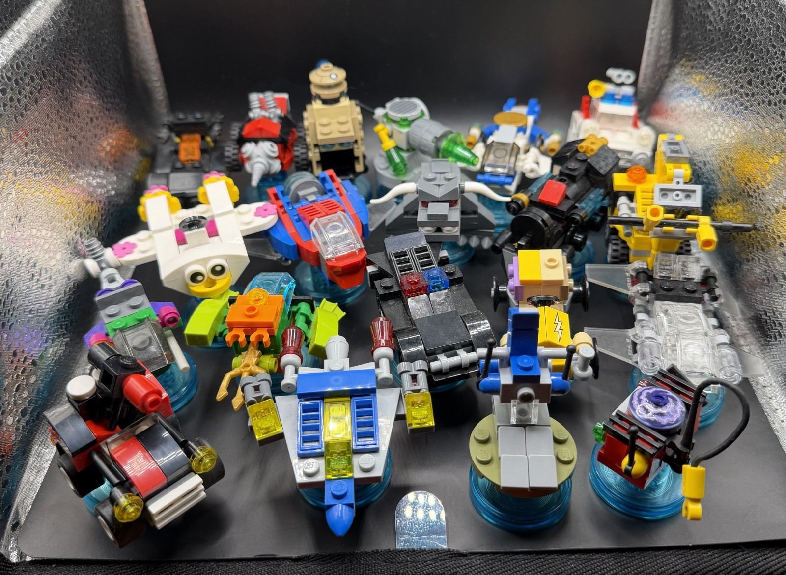 LEGO Dimensions Lot of Character Figures Vehicles and Games