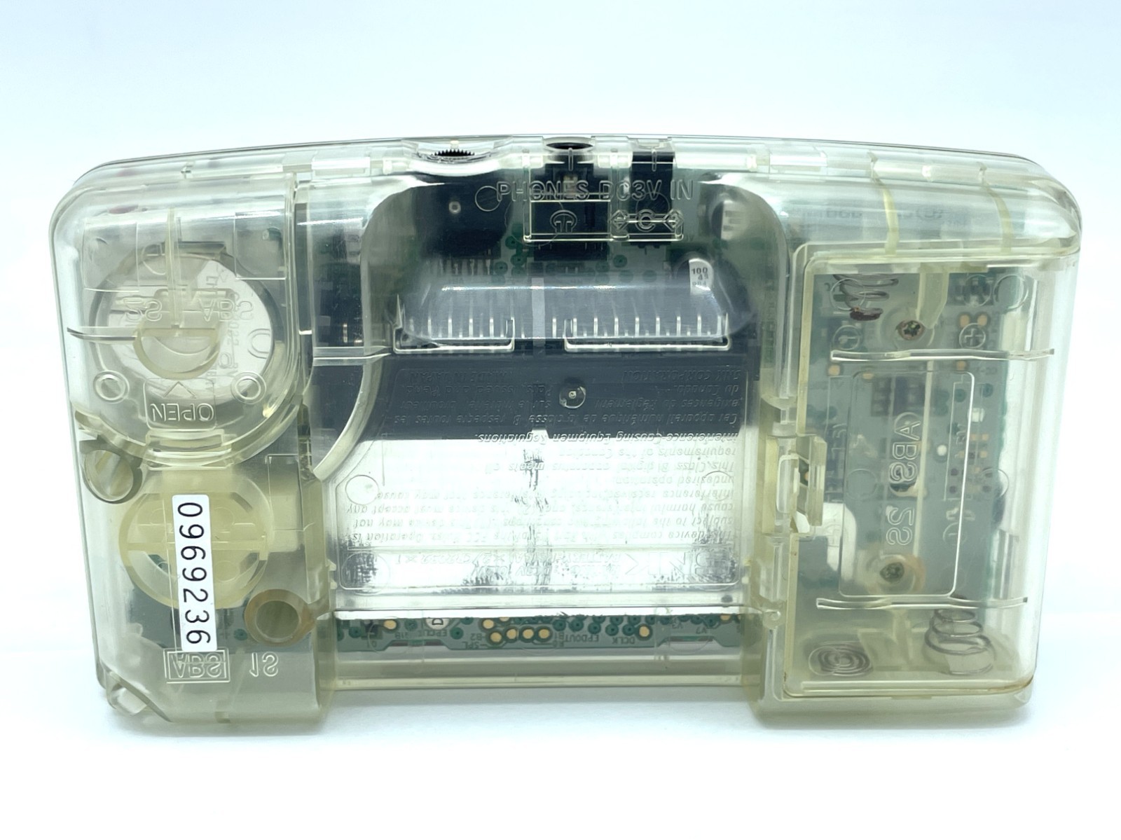Neo Geo Pocket Color Console Clear Skeleton SNK from JAPAN