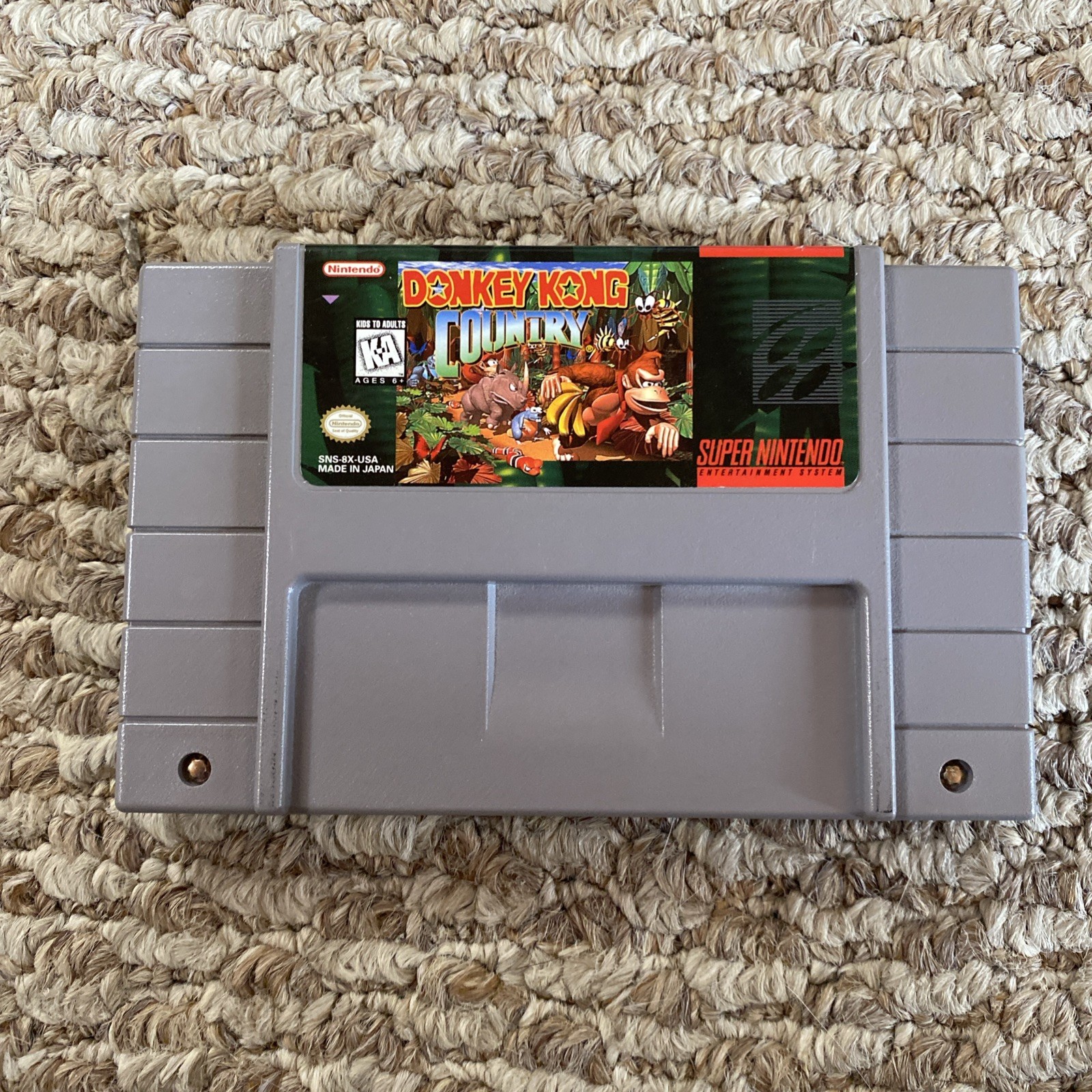 Donkey Kong Country Super Nintendo Entertainment System 1994 Tested Manual SNES