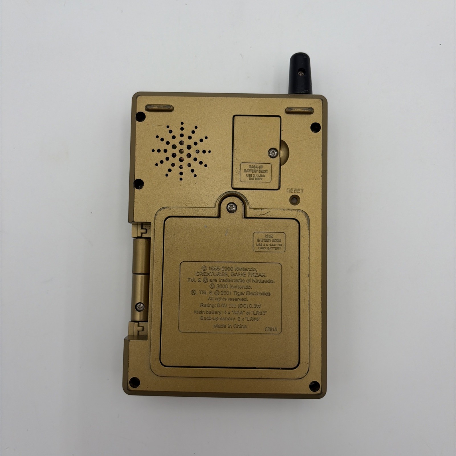 Pokémon 2001 Gold Edition Pokédex Tiger Nintendo English Tested & Working