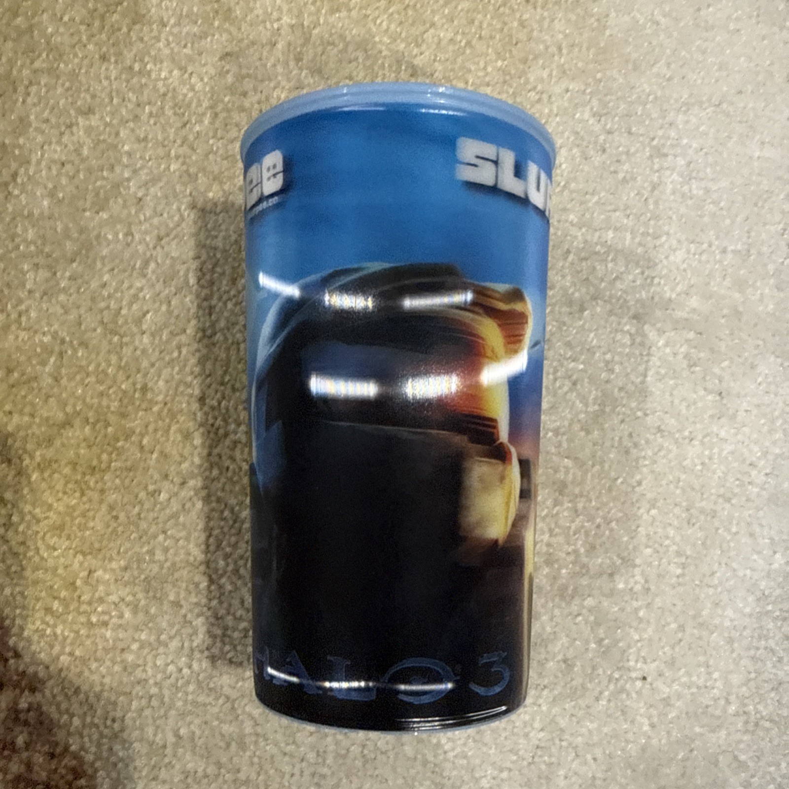 Halo 3 Holographic Slurpee Cups 7-11 Xbox 2007 3 Cups FULL Set