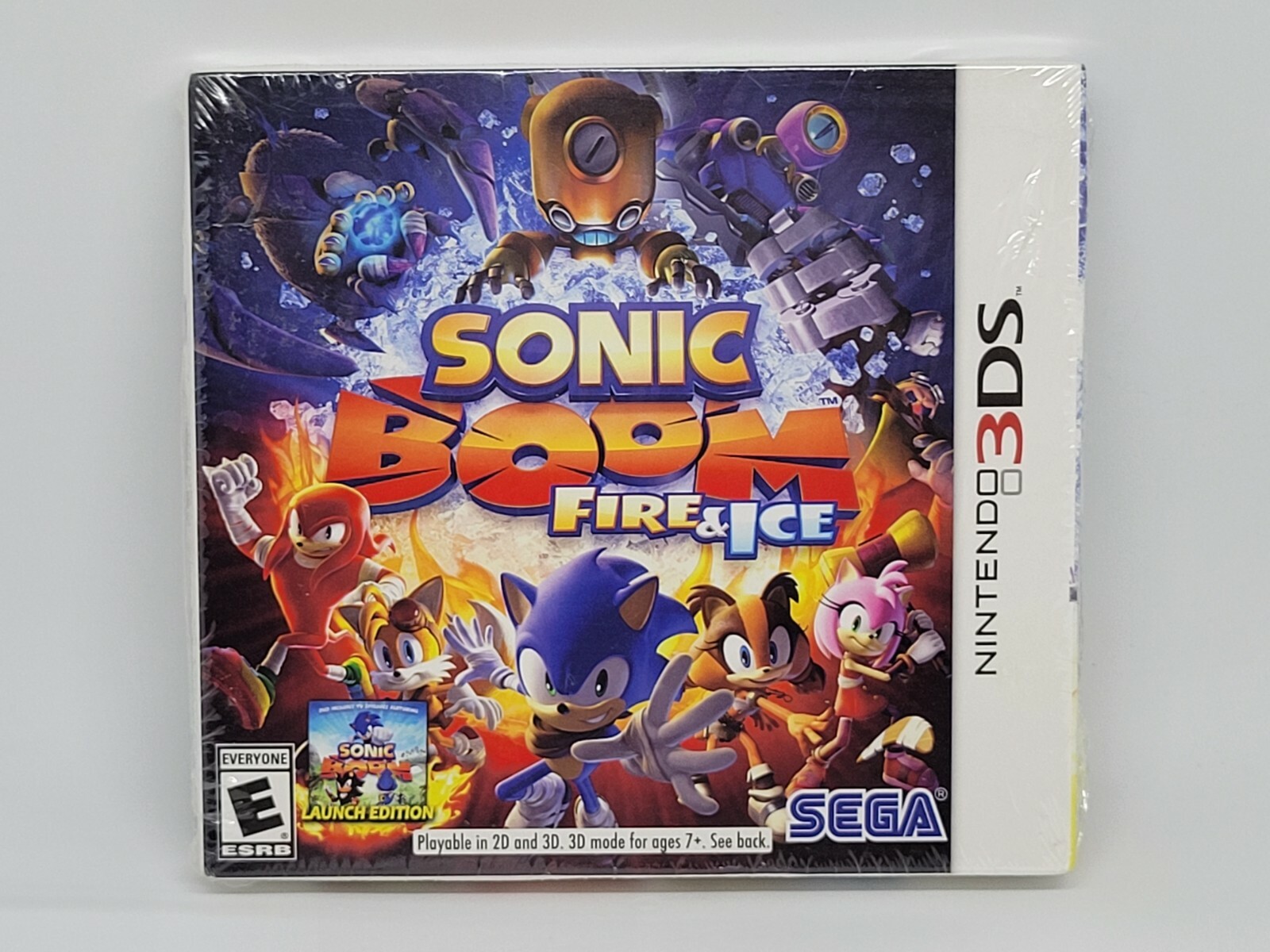 Sonic Boom: Fire & Ice – Launch Edition (Nintendo 3DS, 2016) *Brand New