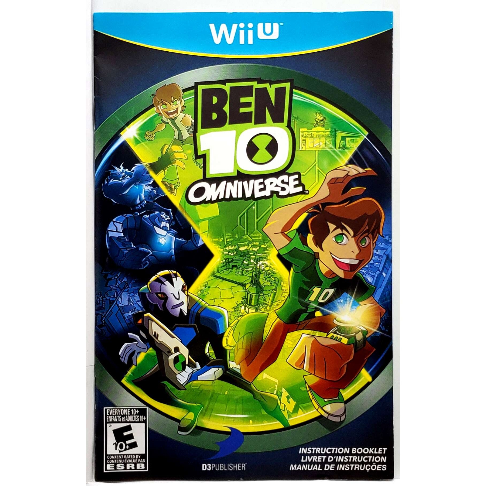 (Manual Only) Ben 10 Omniverse Nintendo Wii U Pristine Authentic