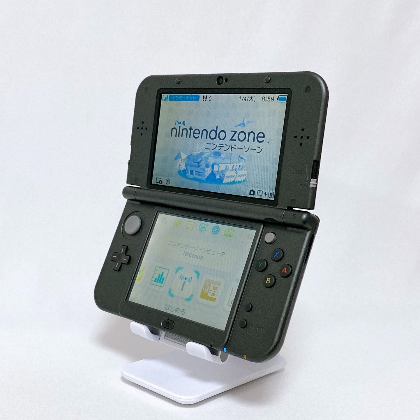 【Mint】【Top IPS】New Nintendo 3DS LL XL Metallic Black Console Japan Tested Rare