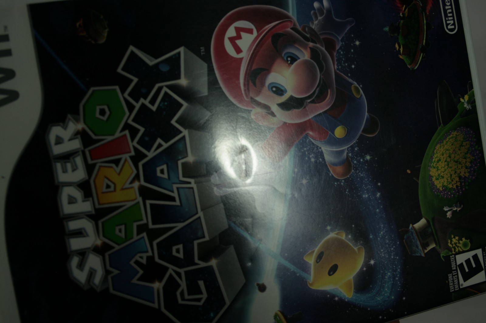 Super Mario Galaxy Wii CIB Game Nintendo Wii 2007 1st Print Compete Manual Reg B