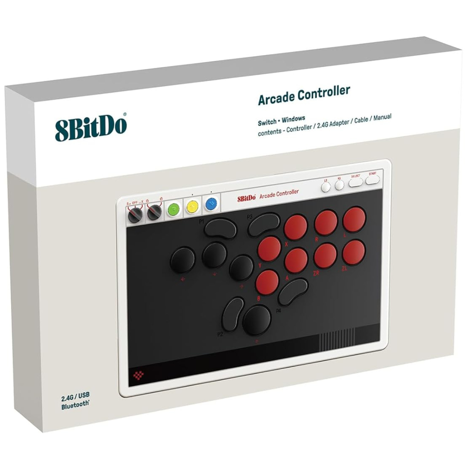 8BitDo All-Button Arcade Controller N Edition Switch 2 Windows Leverless NEW