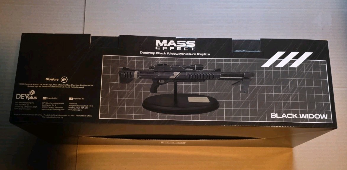 Mass Effect: Desktop M-98 Black Widow Miniature Replica Statue – New XXXX/1000