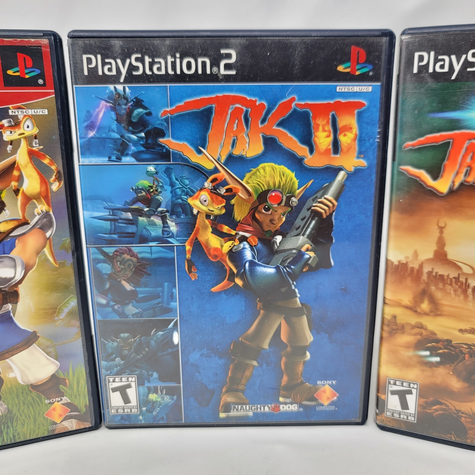 Jak and Daxter, Jak II, Jak 3 PS2 (Sony PlayStation 2, 2003) Tested Working