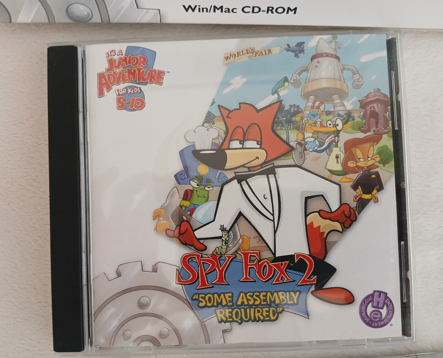 Vintage 1999 Spy Fox 2 Some Assembly Required Complete CD Big Box + Spy Fox 1 CD