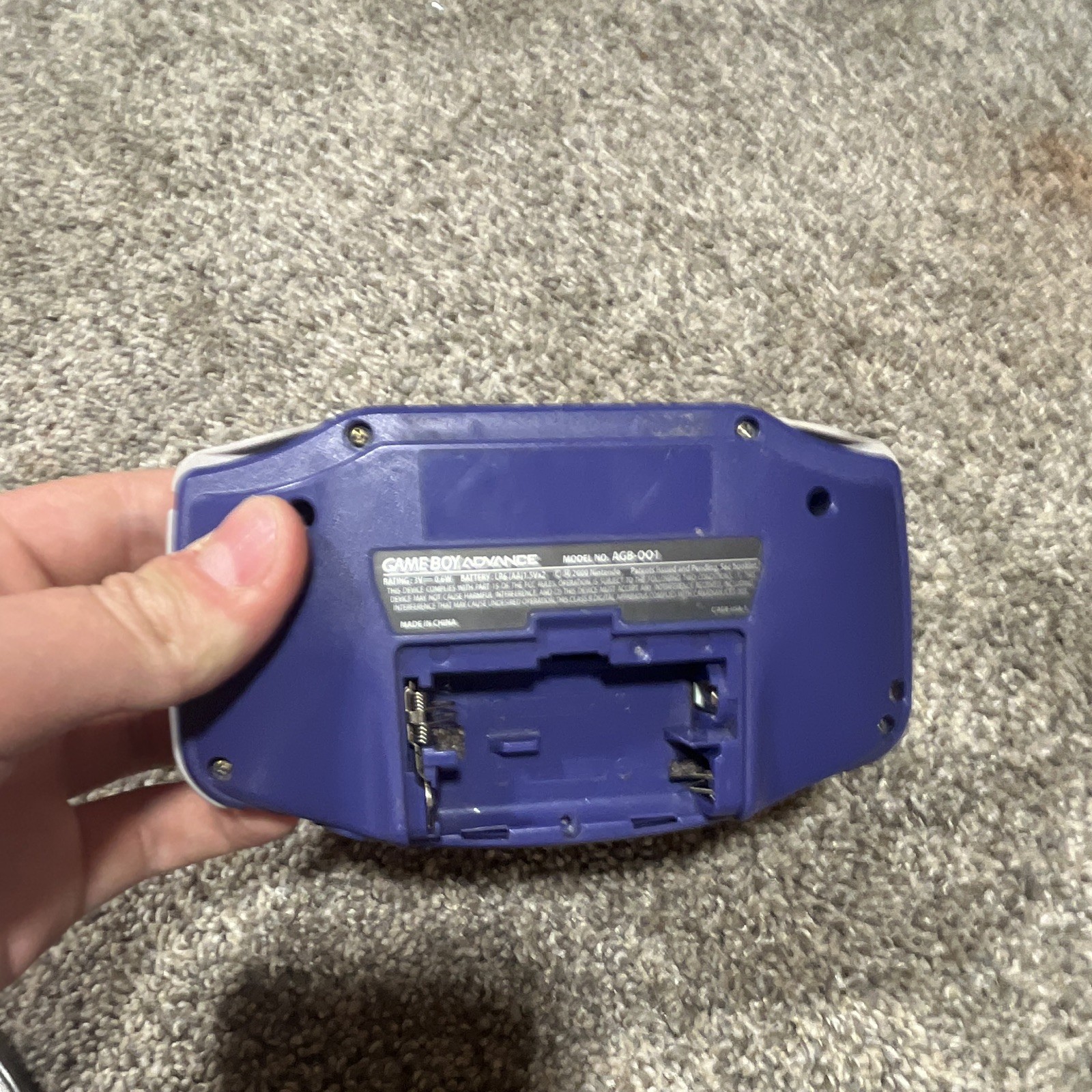 Game Boy Advance w/ LEGO Star Wars. Batteries not included.
