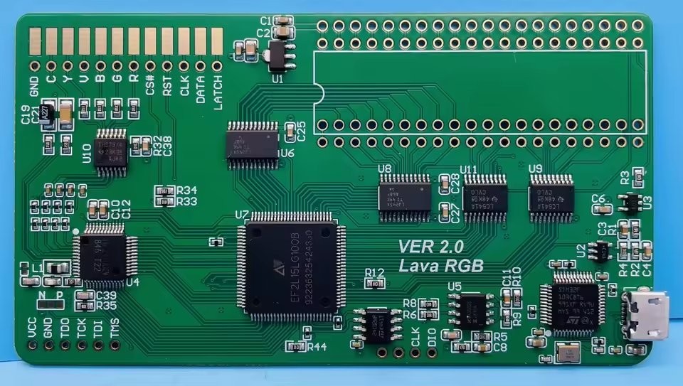 Lava RGB 2.0 Mod Kit For NES Famicom Video Upgrade Board 24-Bit RGBS S-Video