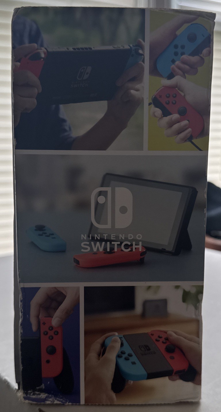Nintendo Switch Console Neon Blue & Red HAC-001 POTENTIALLY UNPATCHED CIB