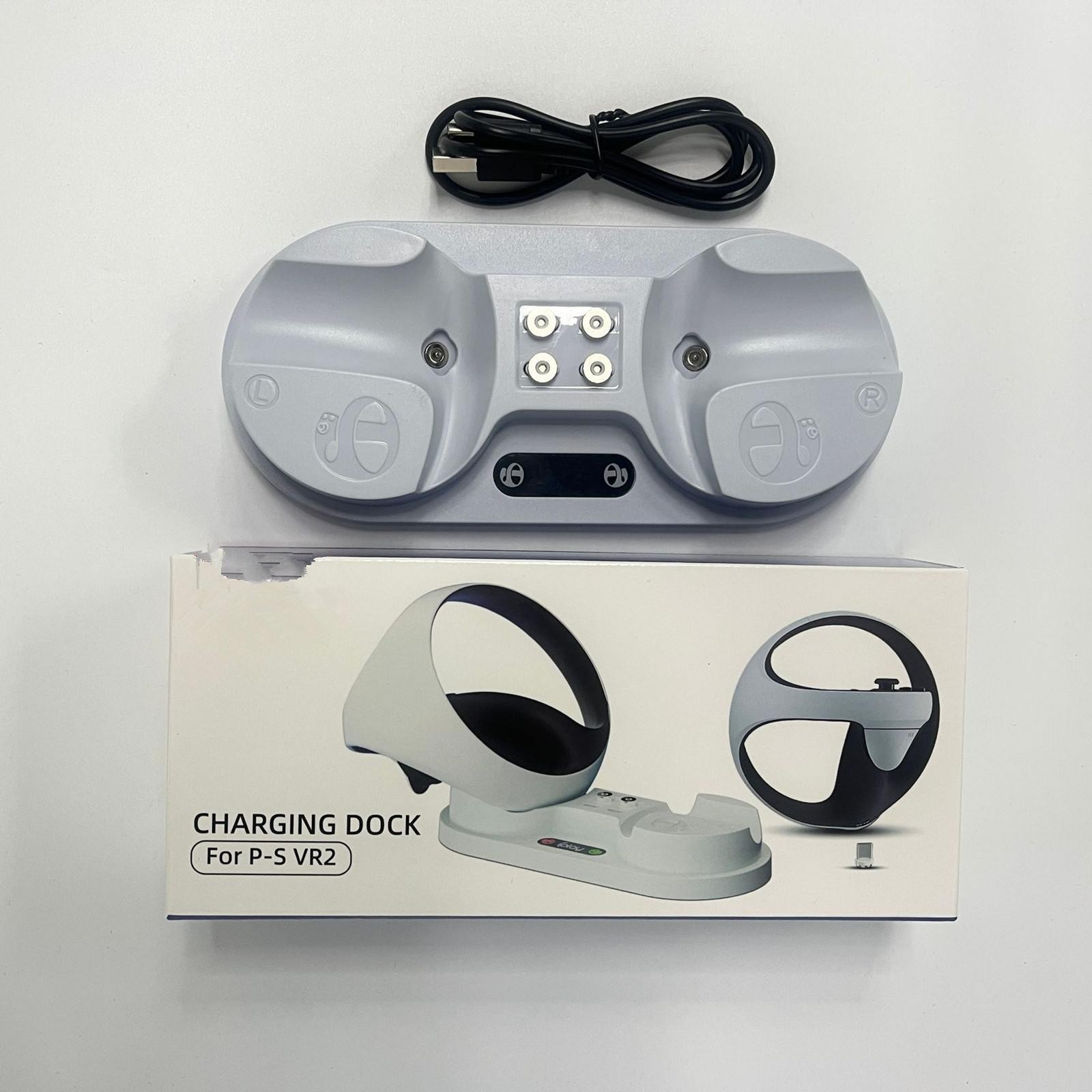 2IN1 Dual Charger Charging Dock Station Stand For PS5 PS VR2 Controllers Console