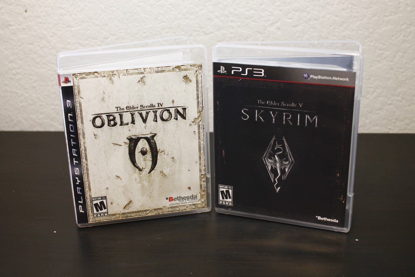 PlayStation 3 Oblivion & Skyrim Lot Game CIB Mint Disc Map Included Clean Tested